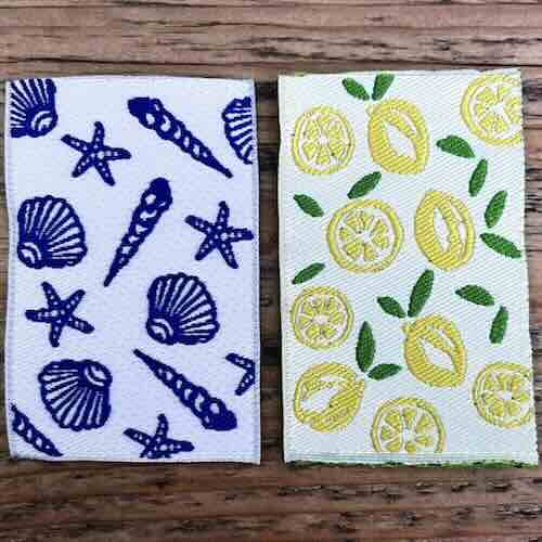 Kökshandduk citron havsvarelser