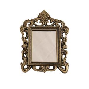 Spegel utsirad brons