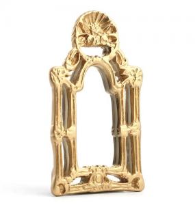 Spegel pampig viktoriansk stil