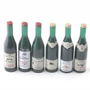 6 st flaskor vin eller champagne