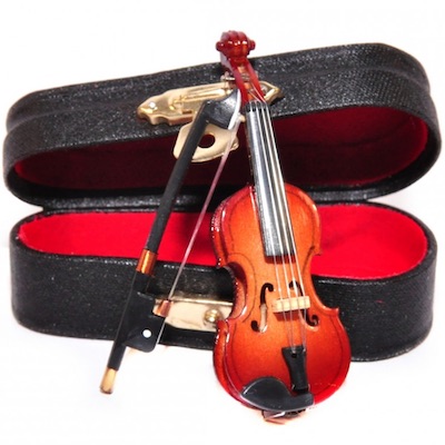 Violin fiol med fordral
