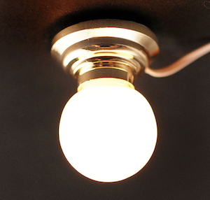 lampa taklampa glob guld EL