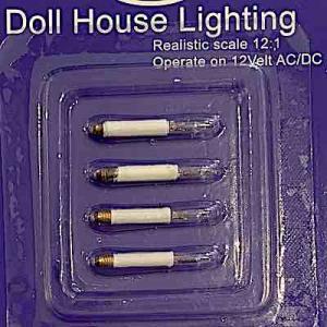 4 st Glödlampor lampett