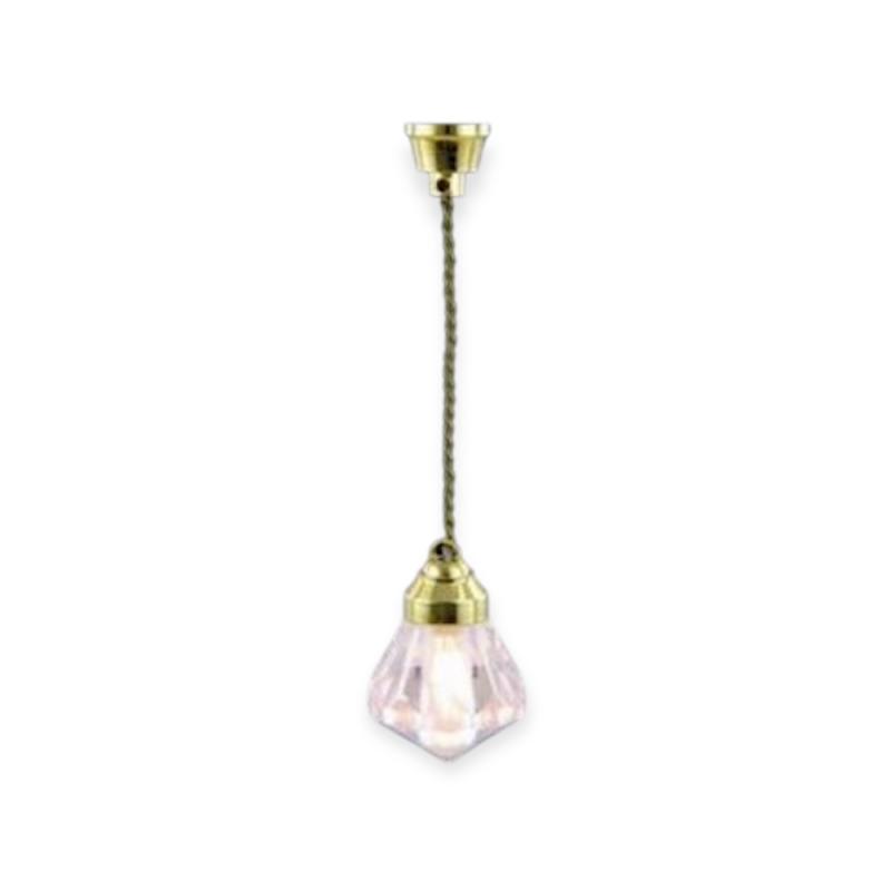 Lampa taklampa kristallkupa EL