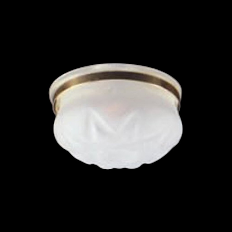 Lampa taklampa glob frostad skärm EL