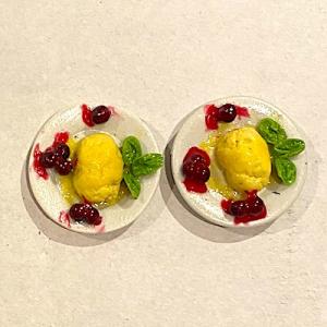 Dessert gammeldags glass 2 st