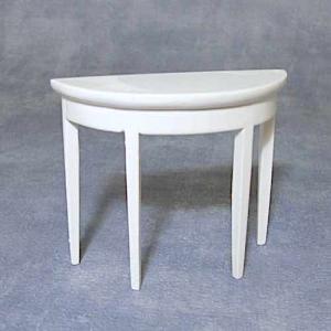 Bord sidobord halvt vitt