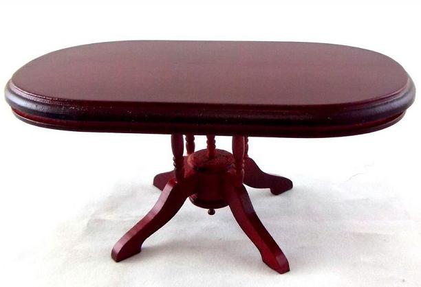 Matsalsbord bord mahogny rödbrun