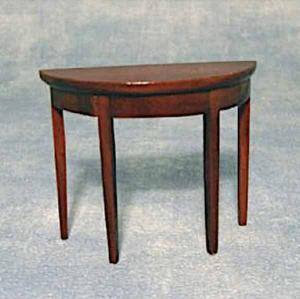 Bord sidobord månbord halvt mahogny