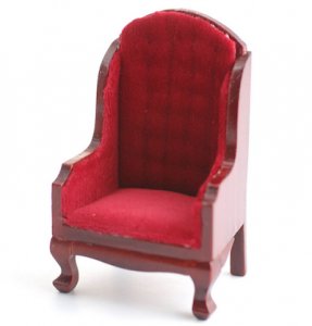 Fåtölj röd