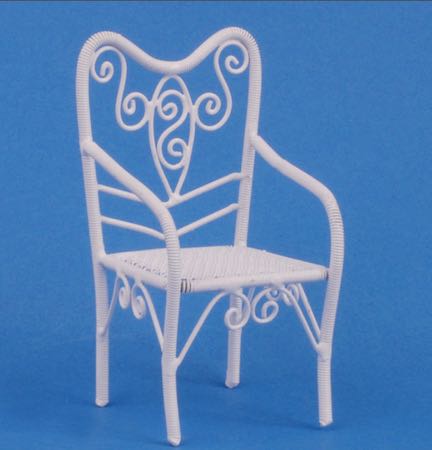 Trädgårdsstol stol vit