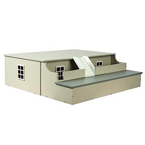 Bottenvåning 2 extra rum + trappa entré, bottenvåning för dockhus b 60 cm