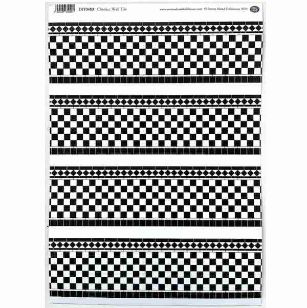 Kakel vägg svart vit kakla halv vägg