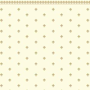 Tapet Fleur de Lys gold and ivory