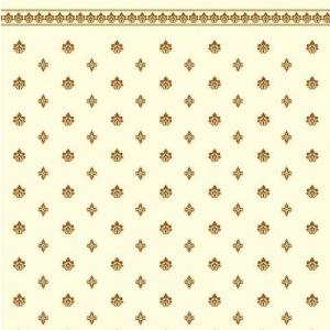 Tapet Fine qual garden crest gold ivory