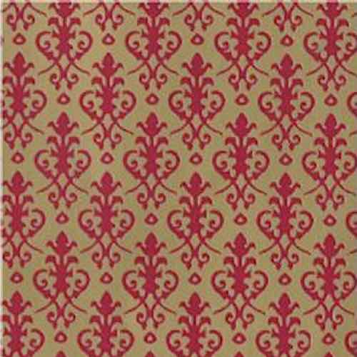 Tapet Victorian red gold