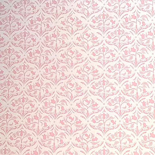 Tapet Arabesque pink creme