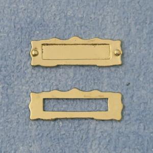 Brevlåda mässing öppningsbar