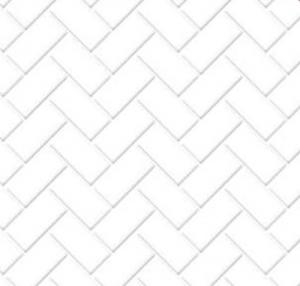 Golv fiskbensmönster vit grå tiles