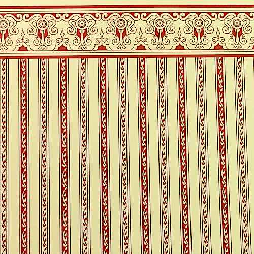 Tapet Regency rödbrun creme