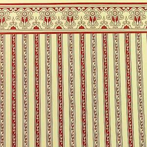 Tapet Regency rödbrun creme