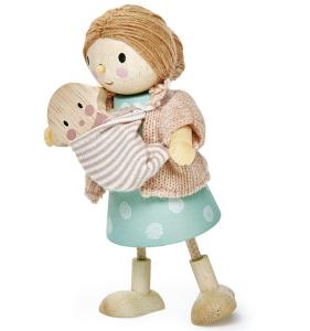 Dockhusdocka mamma Gren m bebis