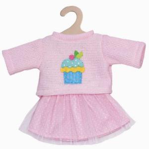 Dockkläder Cupcake tröja o tyllkjol rosa stl 35-40 cm