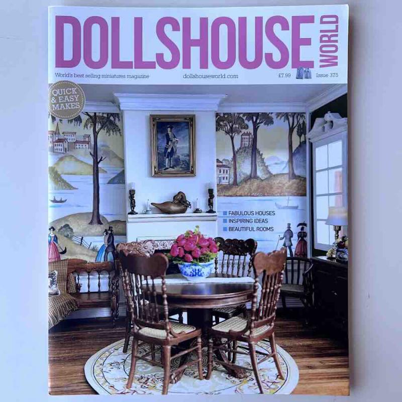 Dollshouse World #375 "Fabulous houses" "Spring ideas"