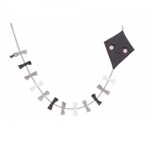 Kite Flag line grey/black/white