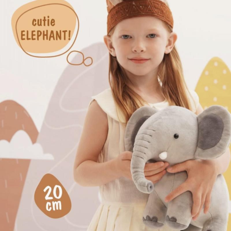 Elefant gosedjur h 23 cm