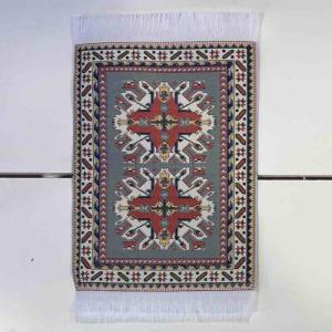 Matta grå röd creme 10 x 15,5 cm