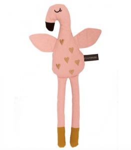 Flamingo tygdocka eko bomull