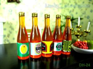 6 st flaskor öl eller vin