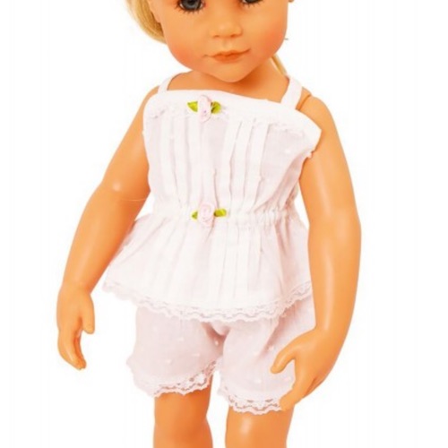 Dockkläder underkläder gammeldags Lillasyster Storasyster 35-45 cm