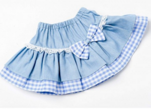 Dockkläder kjol denim 40 cm