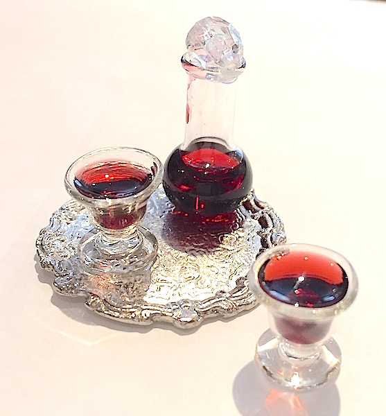 1 Karaff o vinglas m vin