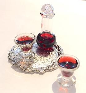 1 Karaff o vinglas m vin