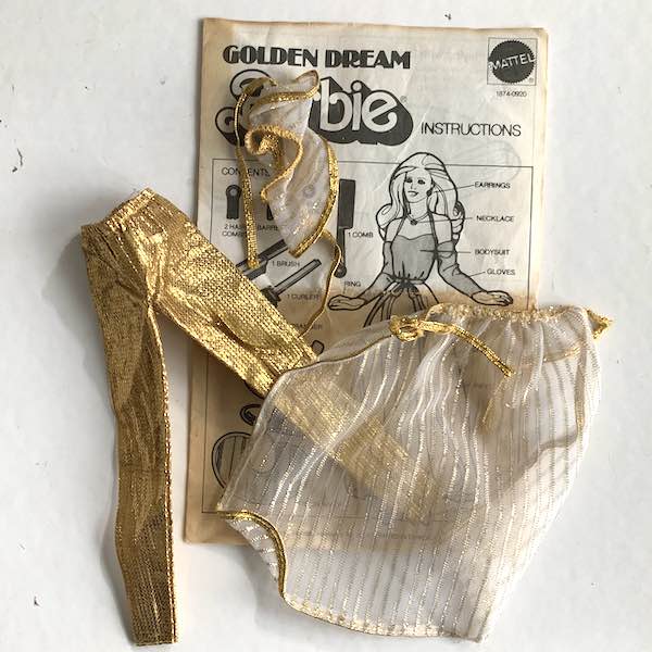 Golden Dream Barbie originakläder fr 1981