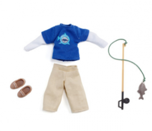 Lottie kläder fiskespö Finn gone fishing