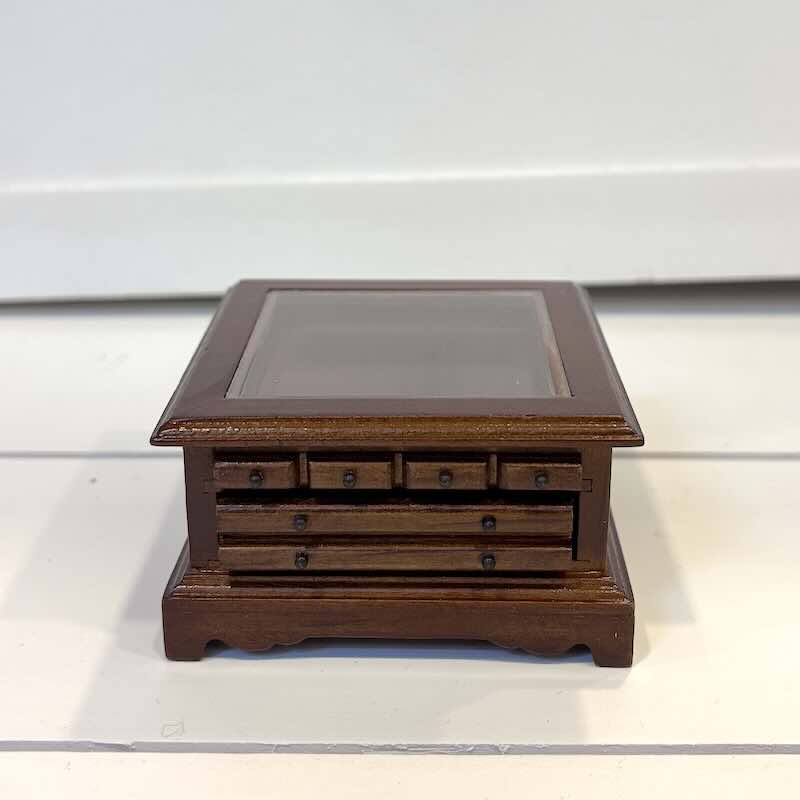 Soffbord m display o lådor