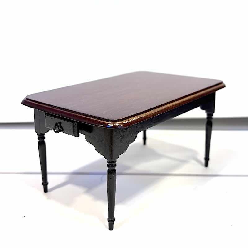 Köksbord brun svart