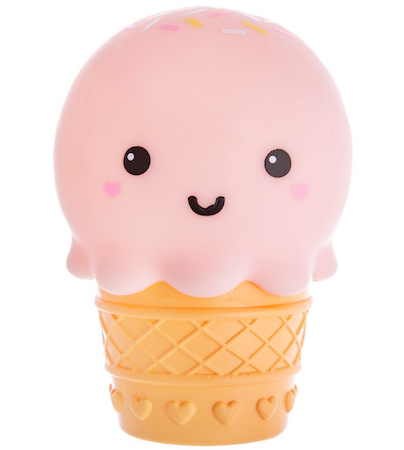 Nattlampa Happy ice cream Kawaii LED