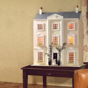 1 Wentworth Court Kit omålat dockhus av hög kvalitet