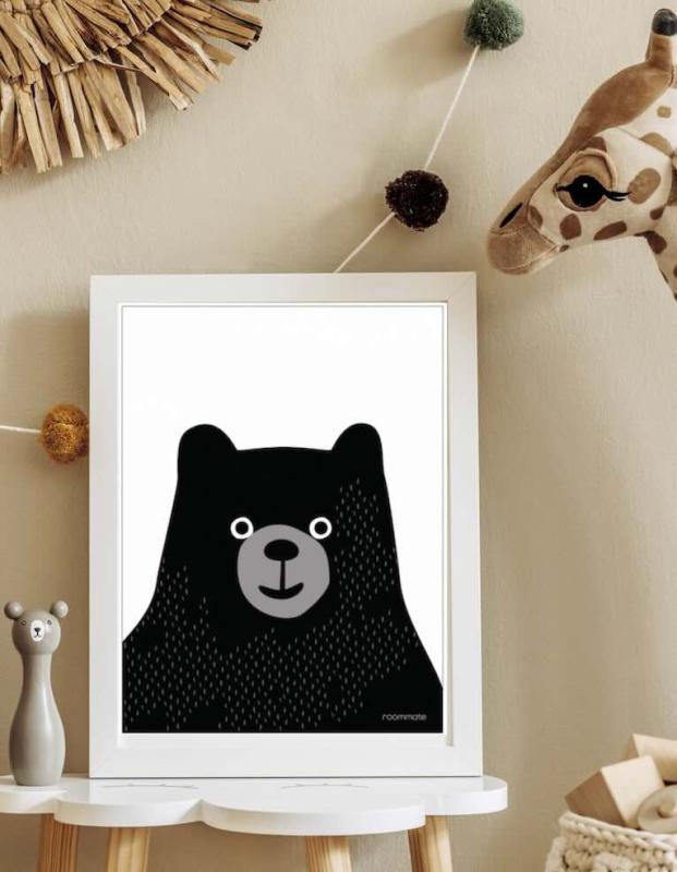 Affisch Black bear, Roommate