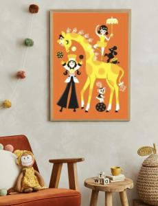 Affisch Cirkus 50x70 cm