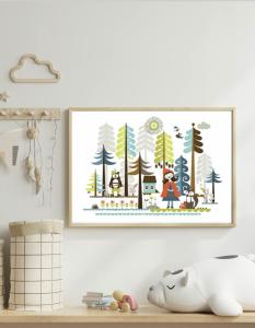 Affisch RÖDLUVAN 60x42 cm