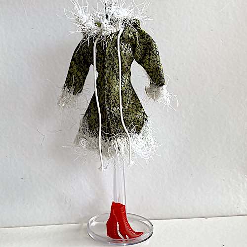 Kappa ormskinn m pälskrage o boots