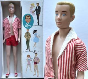 #750 SL Ken blond fr 1963 med ask (h) nm