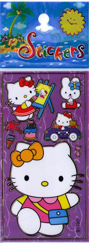 Hello Kitty stickers måla