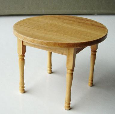 Köksbord bord runt träfärgat furu bok matbord